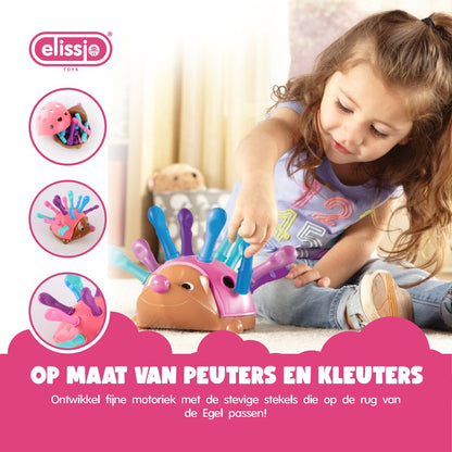 Leer & Prik Egel roze