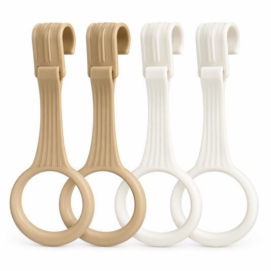 Elissio pull rings beige, set van 4