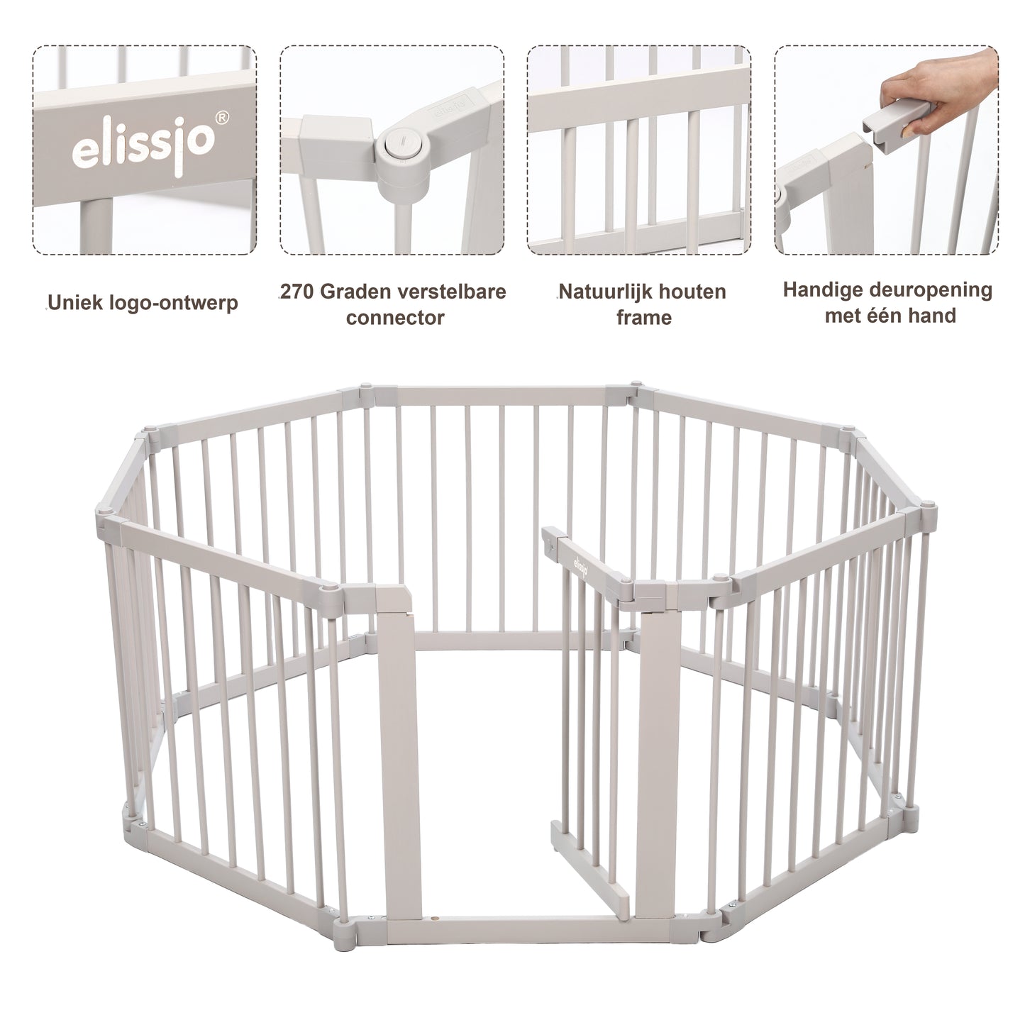 Japandi Beige Wooden Foldable Ground Box Multifunctional 130x130x70